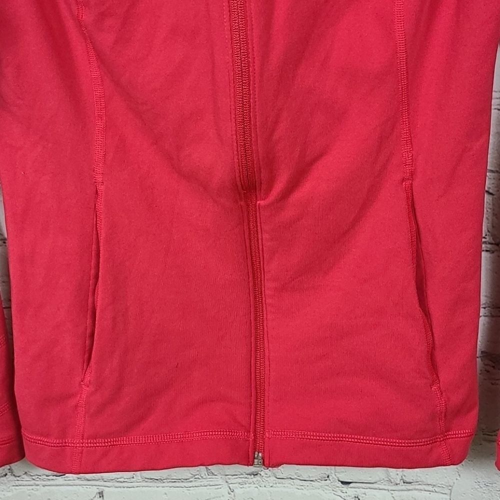 Under Armour AllSeasonGear Zip Jacket Small Coral Pink Running Workout Top - Picture 5 of 12